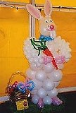 ballonskulptur Hase, Ostern, Frühling